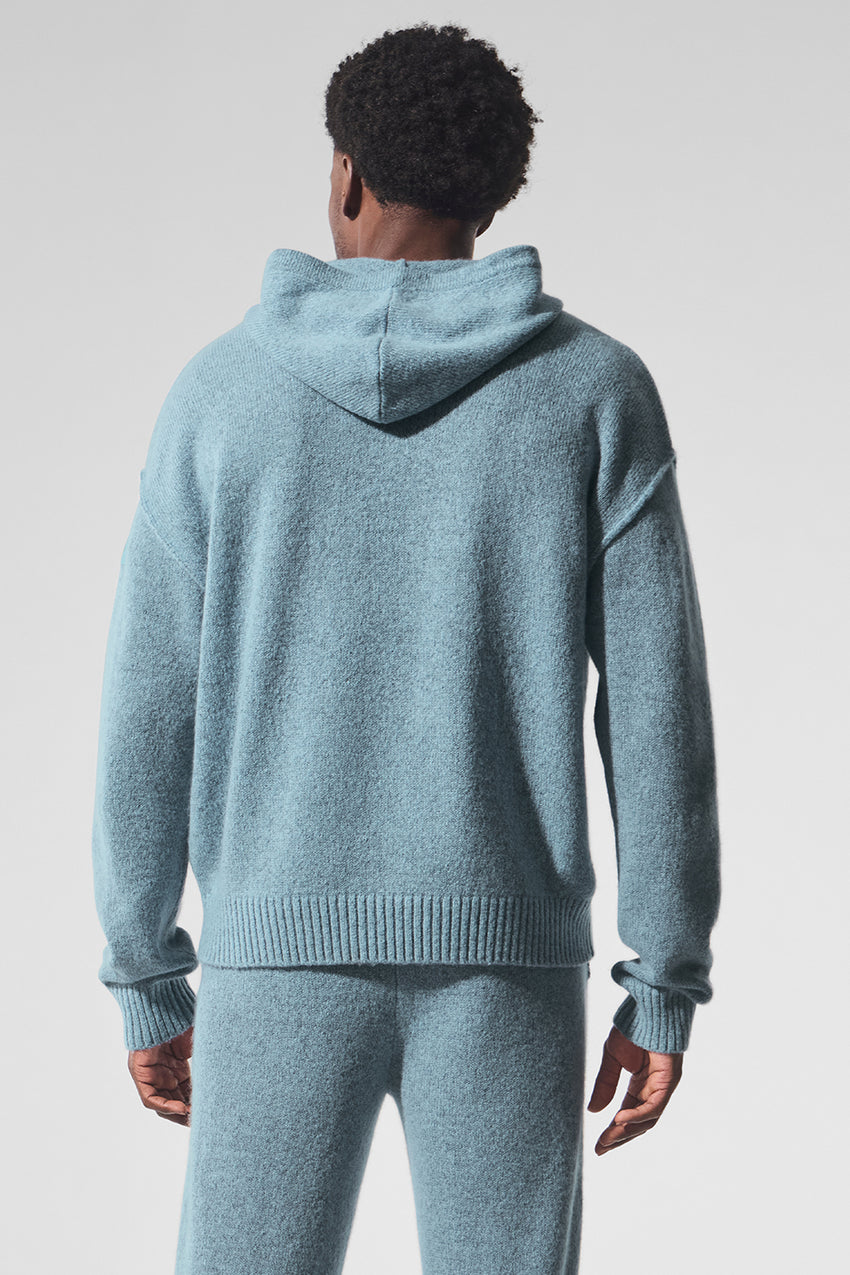 New Class Cashmere Hoodie - Bone Heather