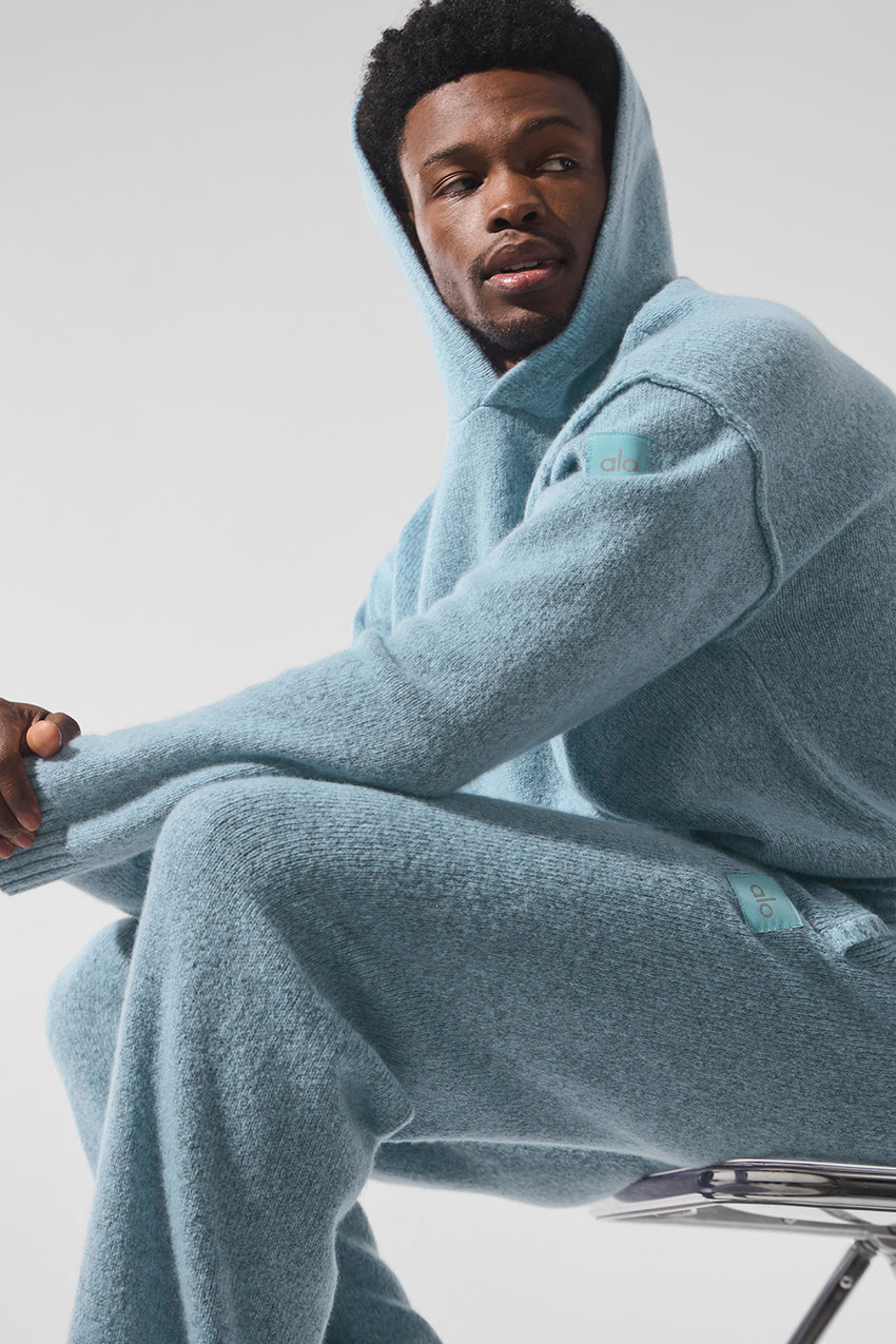 New Class Cashmere Hoodie - Bone Heather