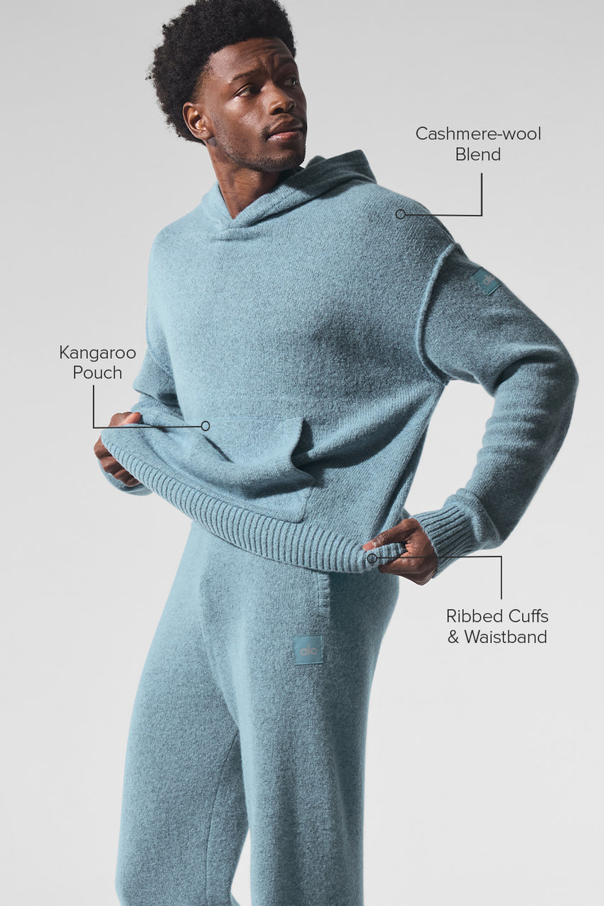 New Class Cashmere Hoodie - Bone Heather