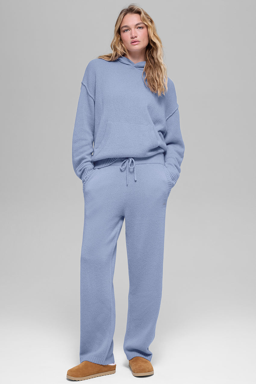New Class Cashmere Hoodie - Bone Heather