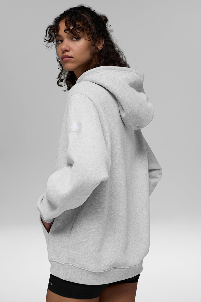 Renown Heavy Weight Full Zip Hoodie - Black