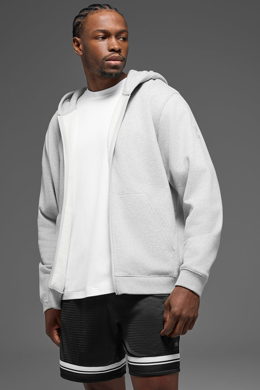 Renown Heavy Weight Full Zip Hoodie - Black