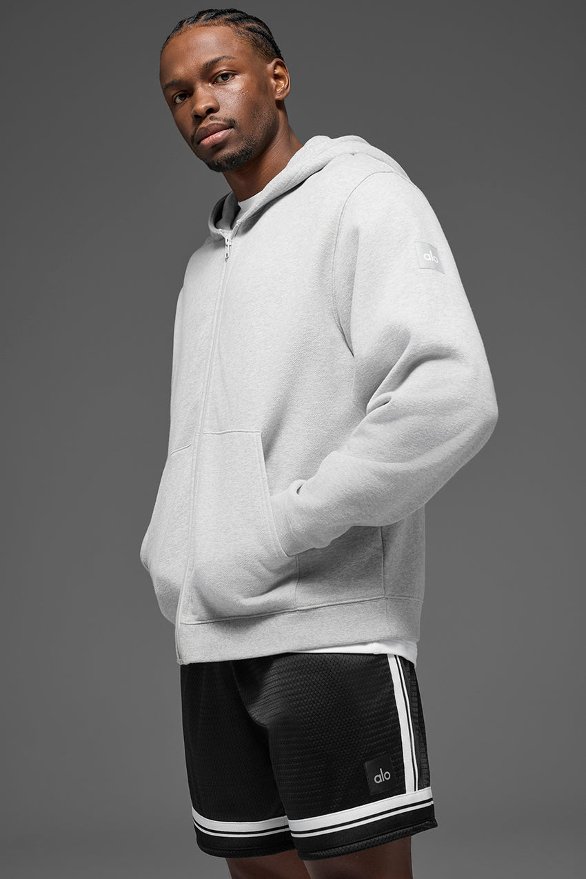 Renown Heavy Weight Full Zip Hoodie - Black