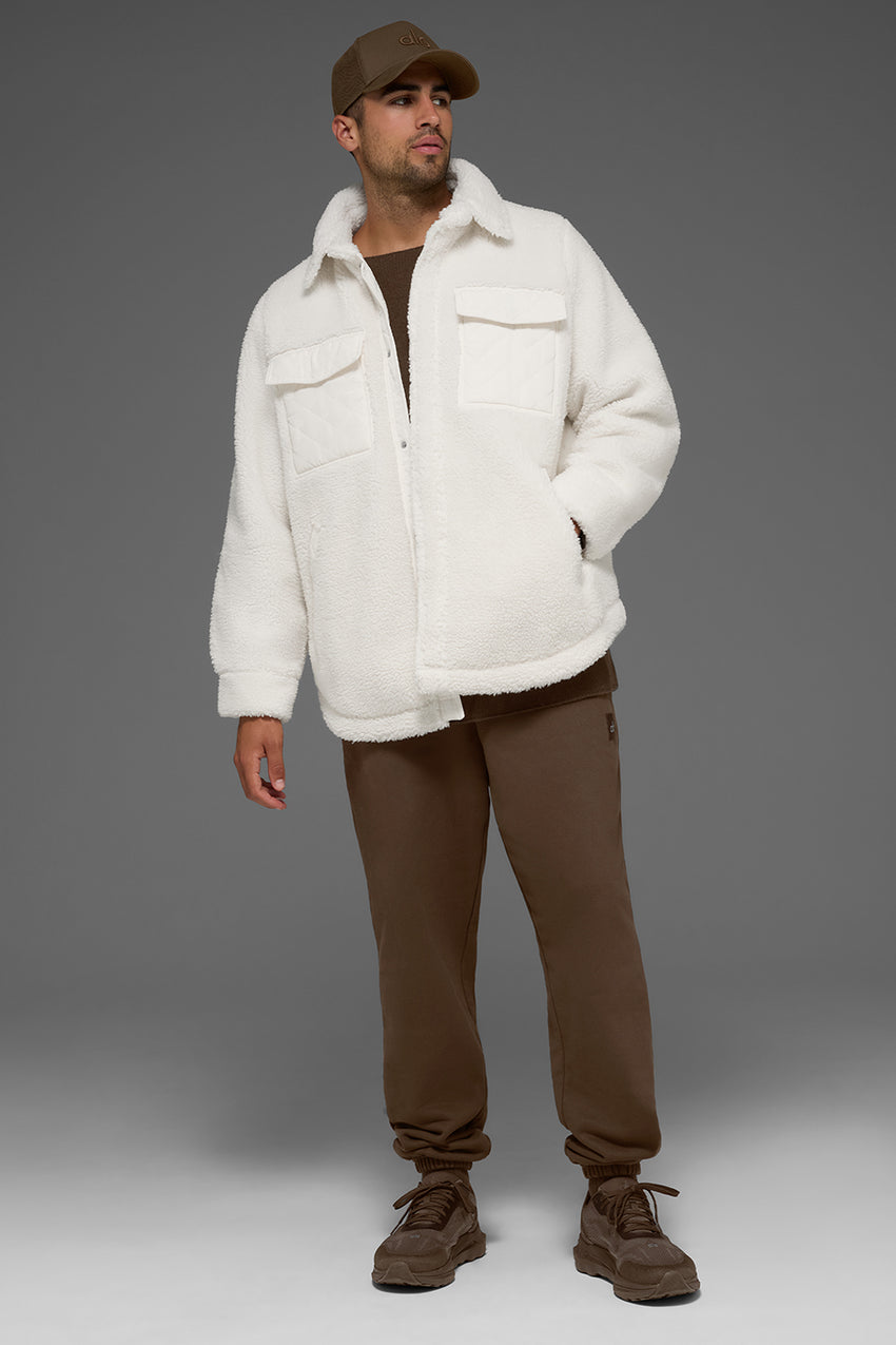 Sherpa Edge Shacket - Black