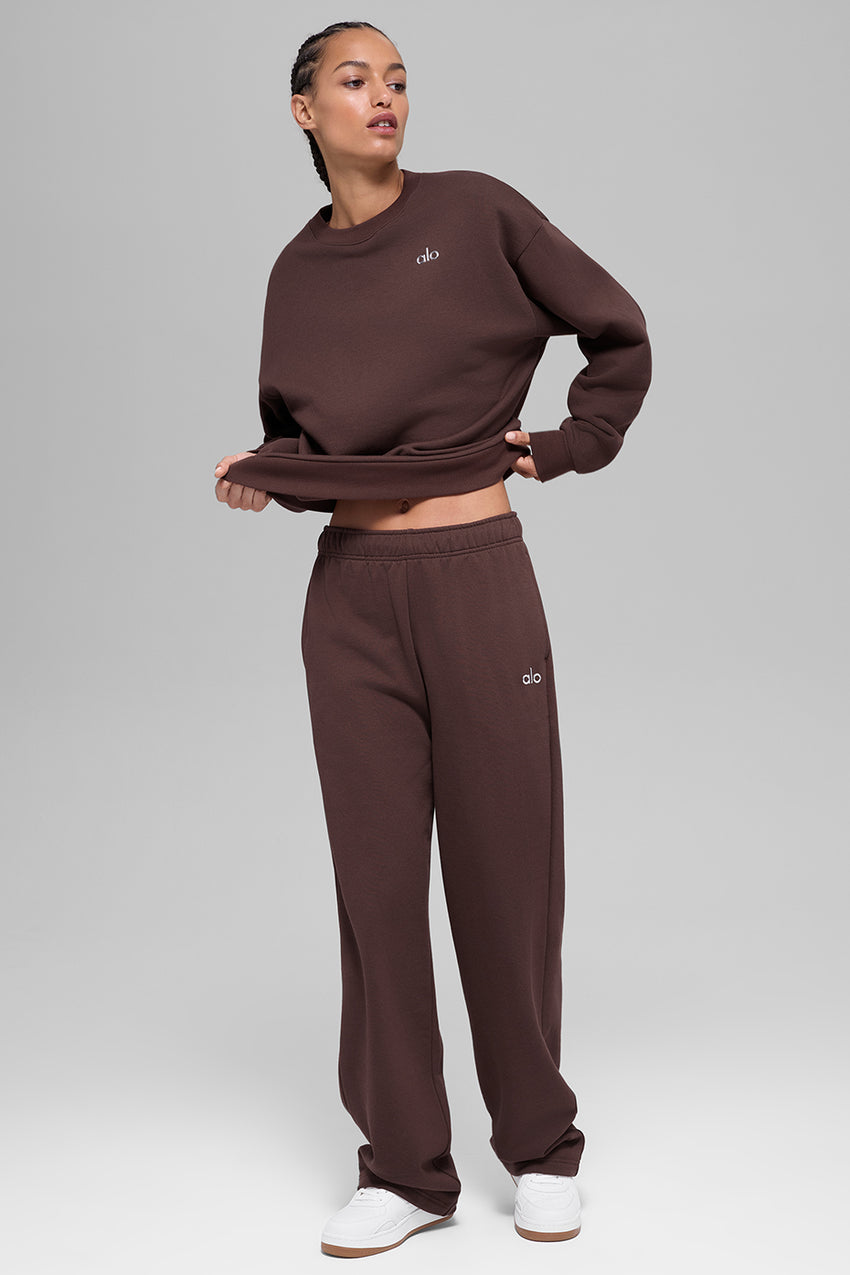 Accolade Straight Leg Sweatpant - Black