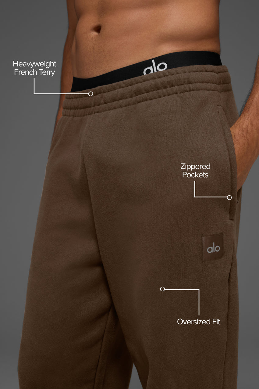 Cuffed Renown Heavy Weight Sweatpant - Athletic Heather Grey