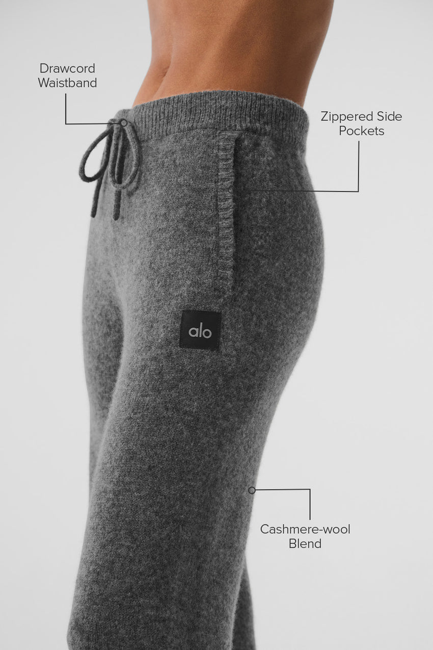 New Class Cashmere Sweatpant - Black