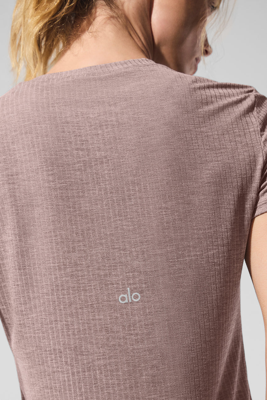 Ribbed Sea Coast Tee - Ivory