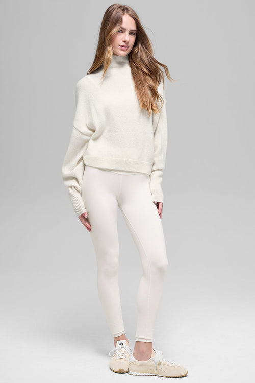 Cashmere New Class Turtleneck Sweater - Ivory