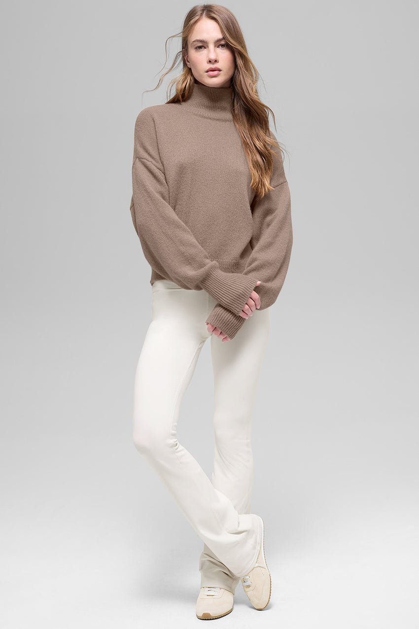 Cashmere New Class Turtleneck Sweater - Ivory