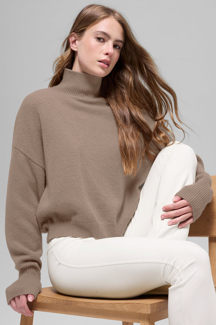 Cashmere New Class Turtleneck Sweater - Ivory
