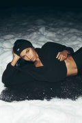 Polar Fleece Retreat Cover Up - Black