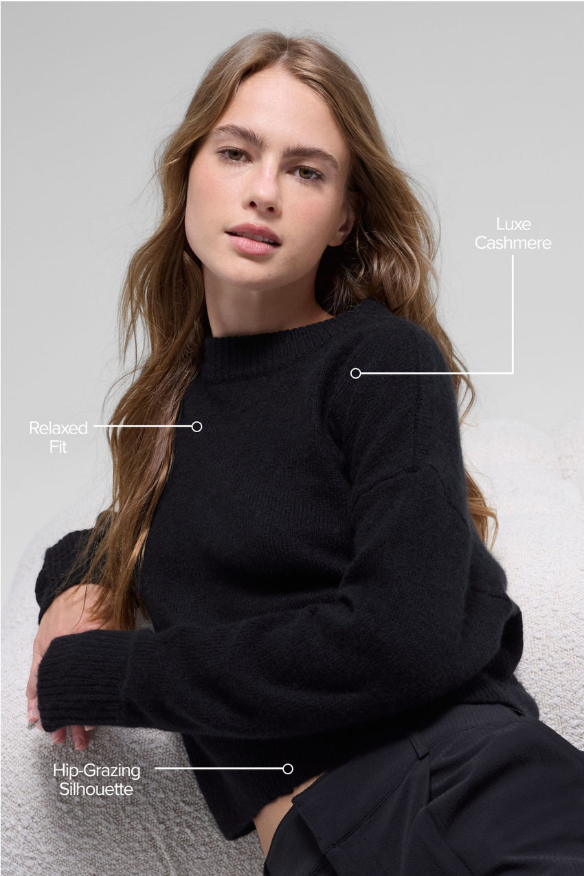 Cashmere New Class Crewneck Sweater - Ivory