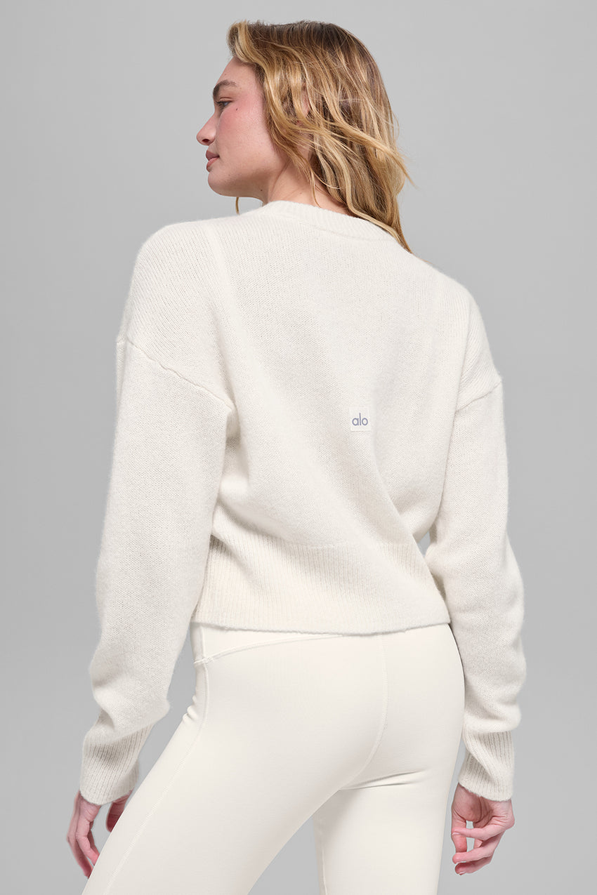 Cashmere New Class Crewneck Sweater - Ivory