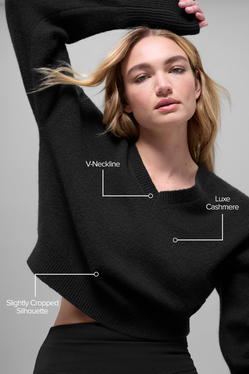 Cashmere New Class V-Neck Sweater - Ivory