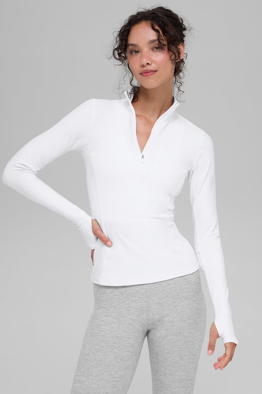 Alosoft 1/2 Zip Rapid Pullover - Black