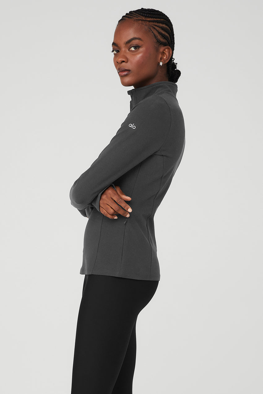 Alosoft 1/2 Zip Rapid Pullover - Black