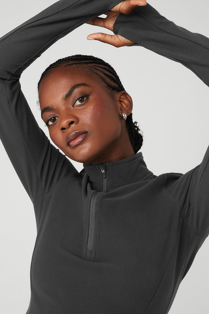 Alosoft 1/2 Zip Rapid Pullover - Black