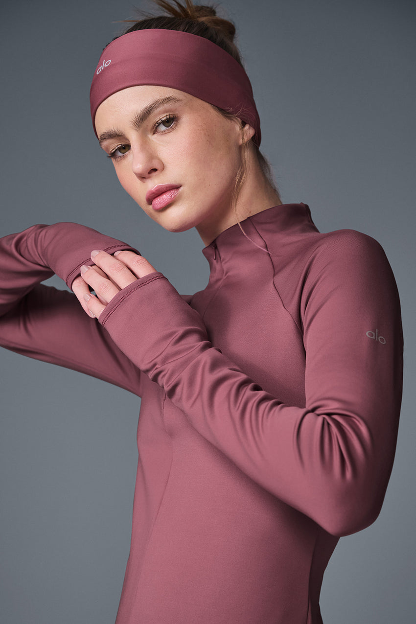 Airlift Winter Warm 1/4 Zip Long Sleeve - Black