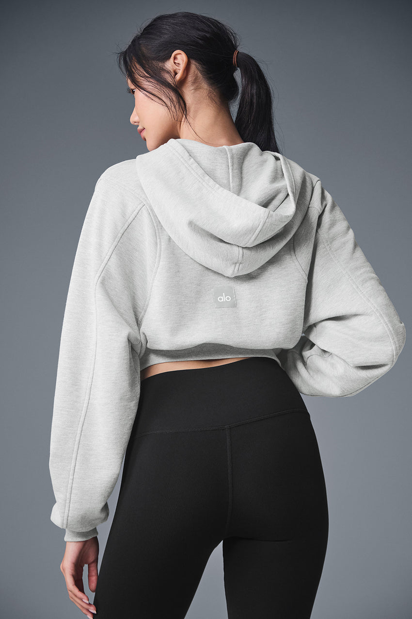 Sweet Escape Zip Up Hoodie - Black