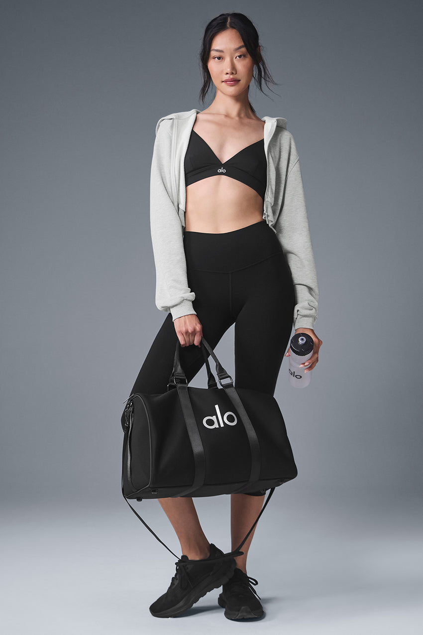 Sweet Escape Zip Up Hoodie - Black