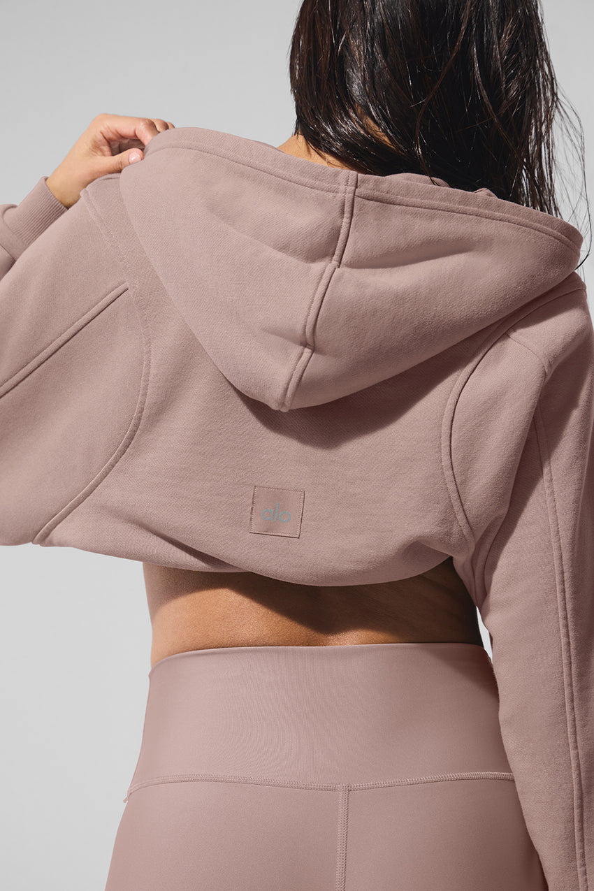 Sweet Escape Zip Up Hoodie - Black