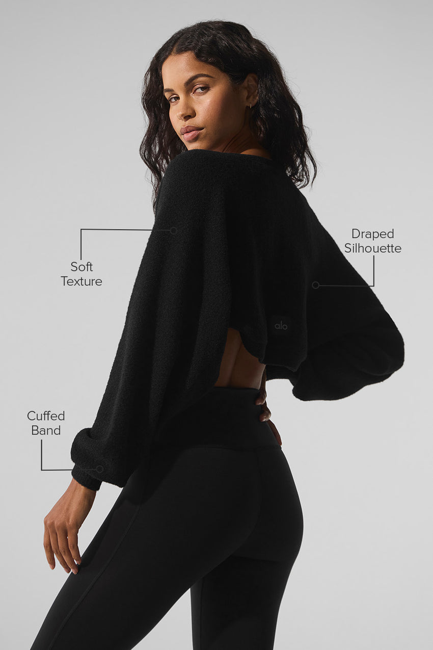 Snuggle Up Sweater Shawl - Ivory