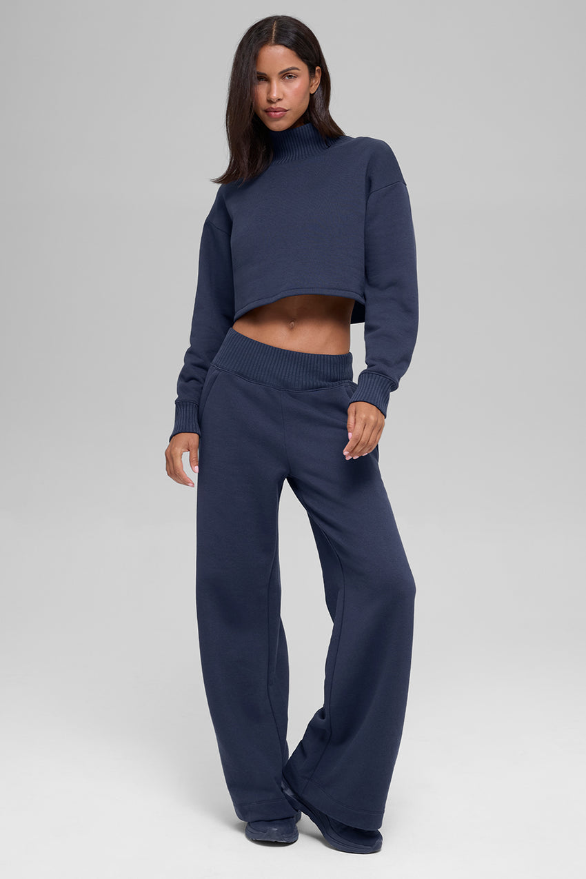 Cropped Serenity Coverup - Athletic Heather Grey