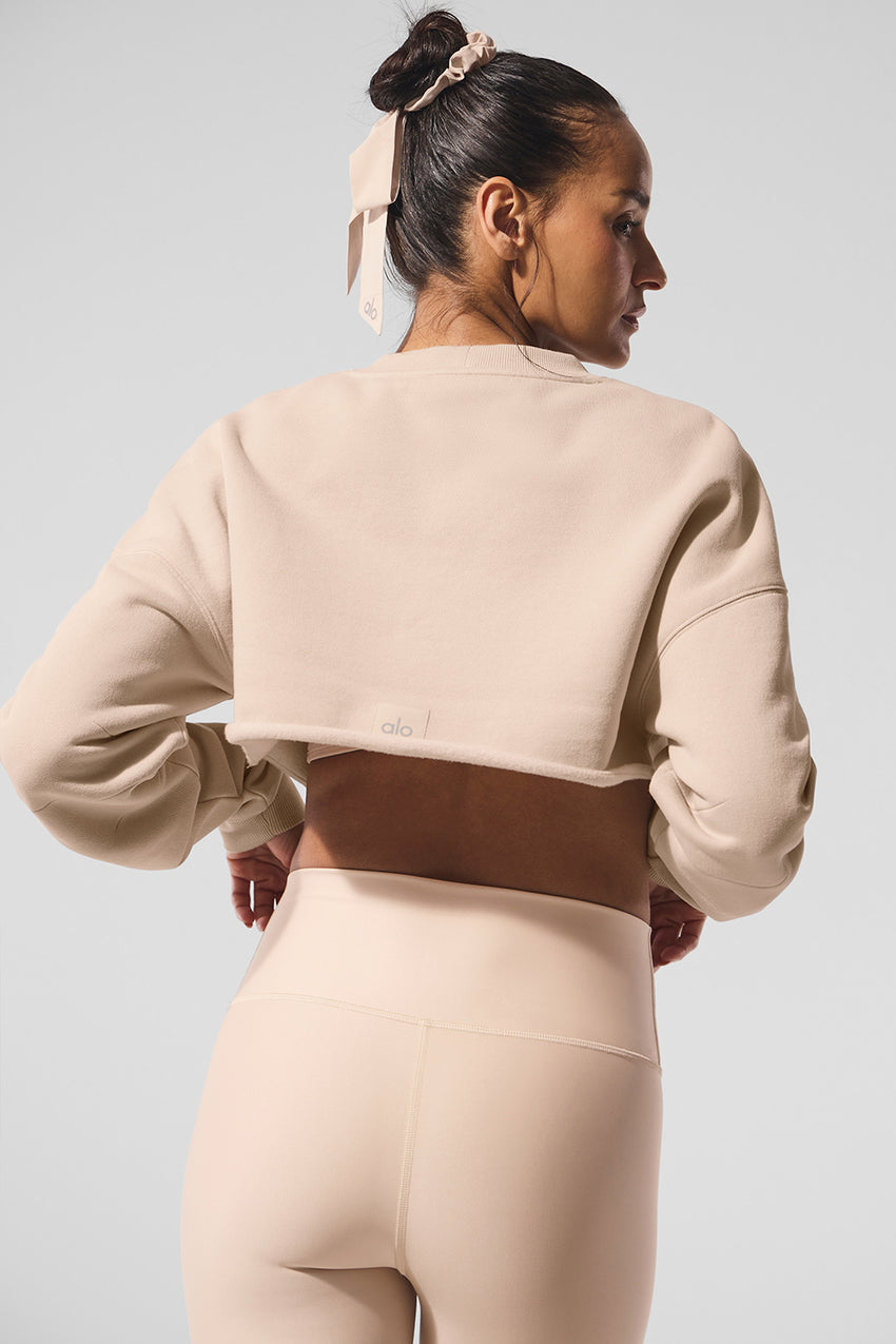 Extreme Cropped Pullover - Ivory