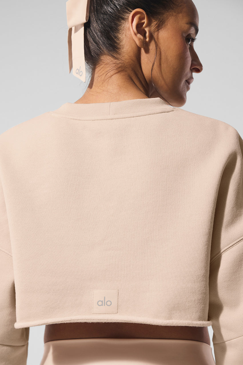Extreme Cropped Pullover - Ivory