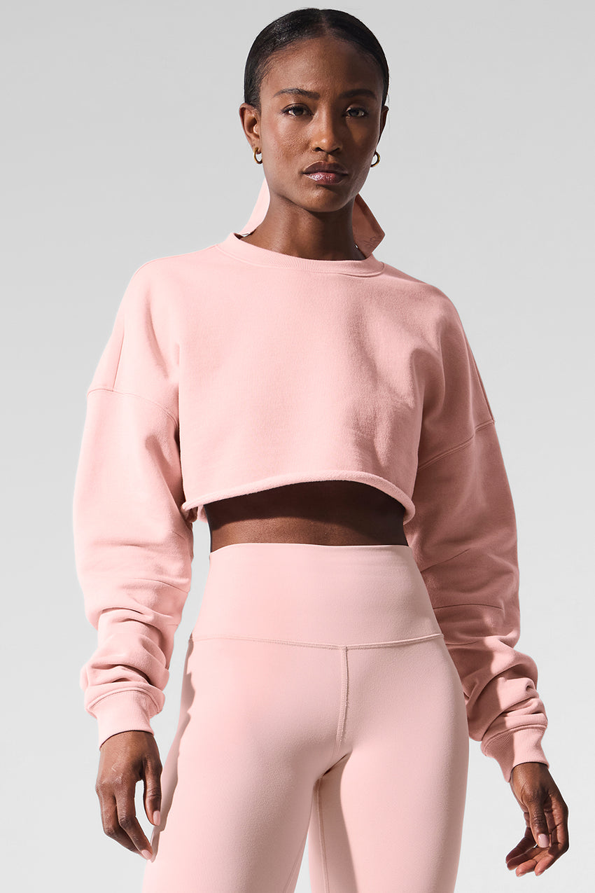 Extreme Cropped Pullover - Ivory