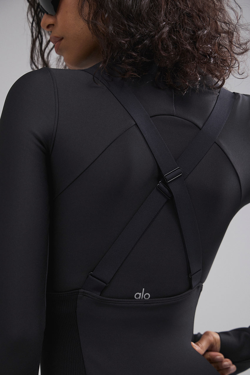 Airlift Winter Warm Mesh Ski Time Long Sleeve - Black