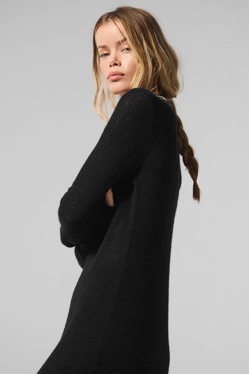 Sheer Cashmere Long Cardigan - Ivory