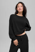 Muse Crew Neck Pullover - Black