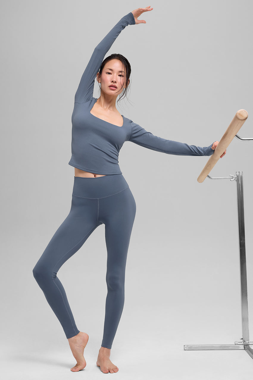 ALO Softsculpt Precision Long Sleeve - Black