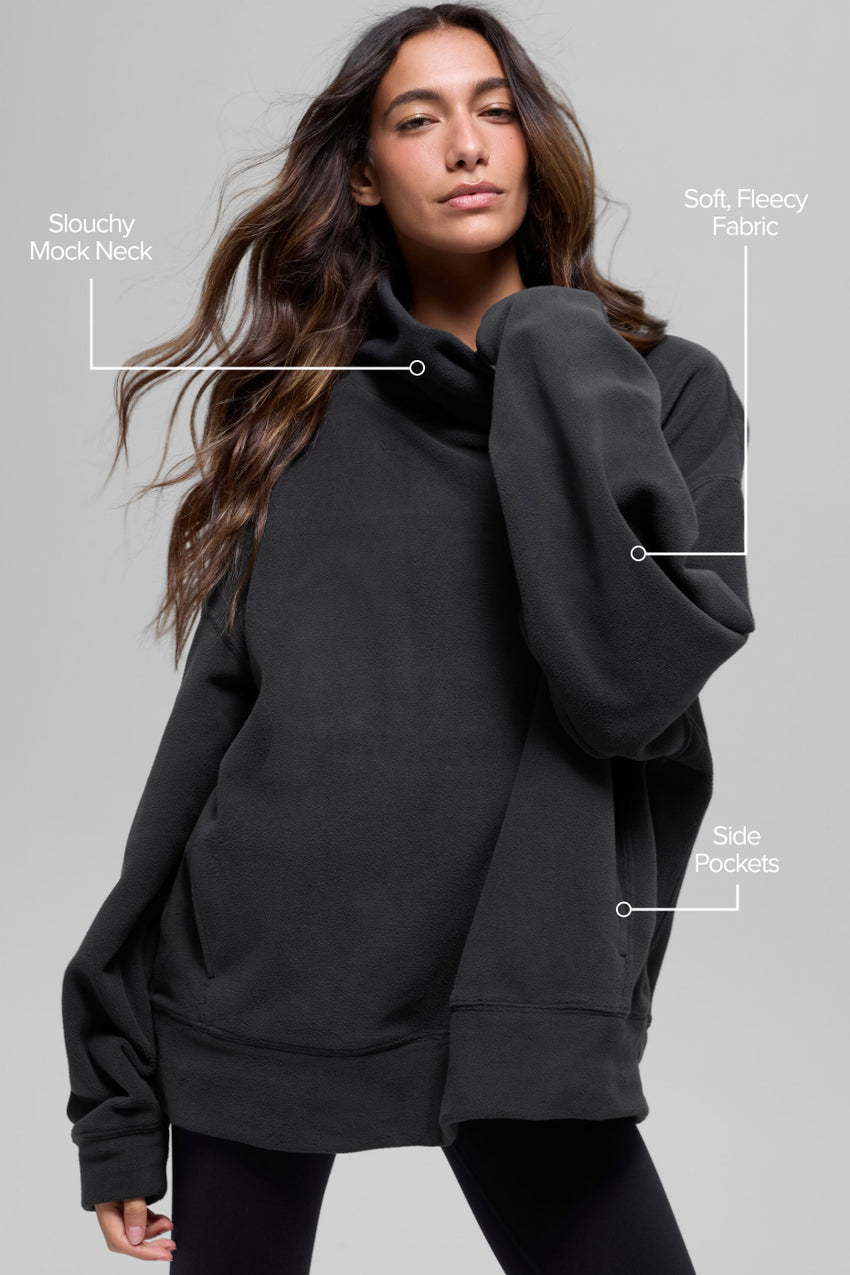 Polar Fleece Hazy Pullover - Ivory