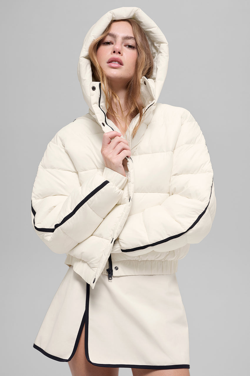 Aspen Love Puffer Jacket - Black