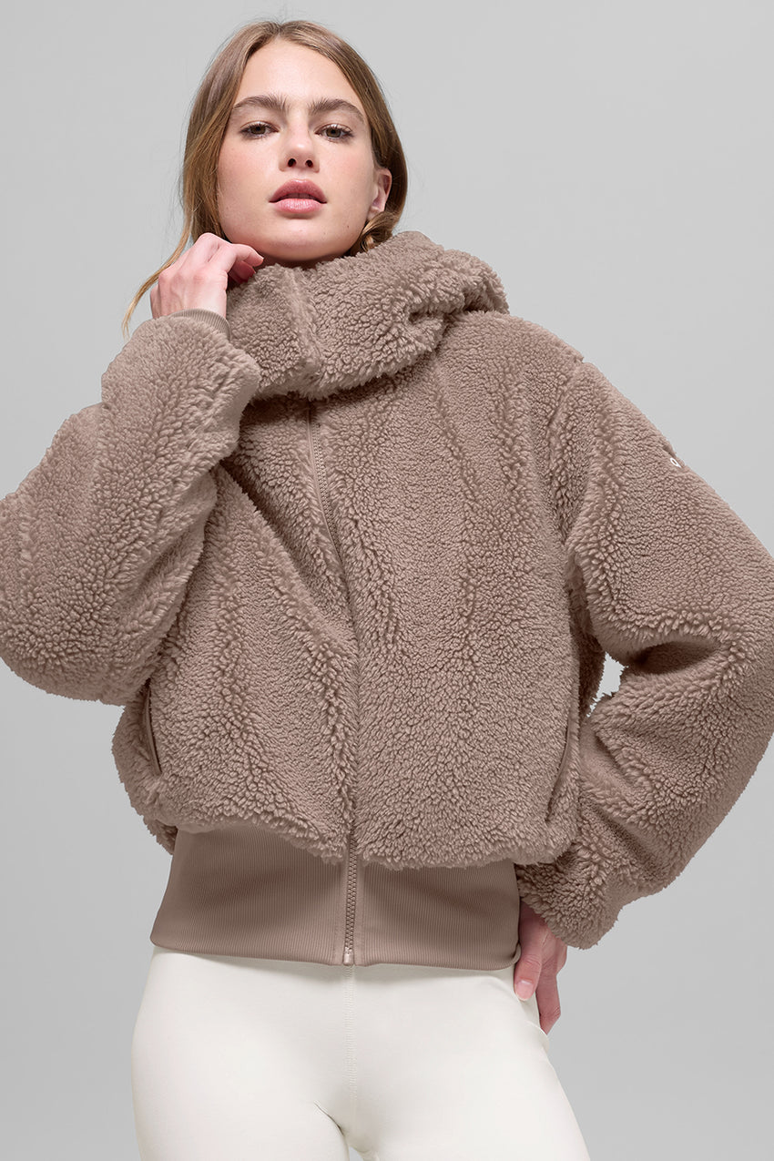 Foxy Sherpa Jacket - Black