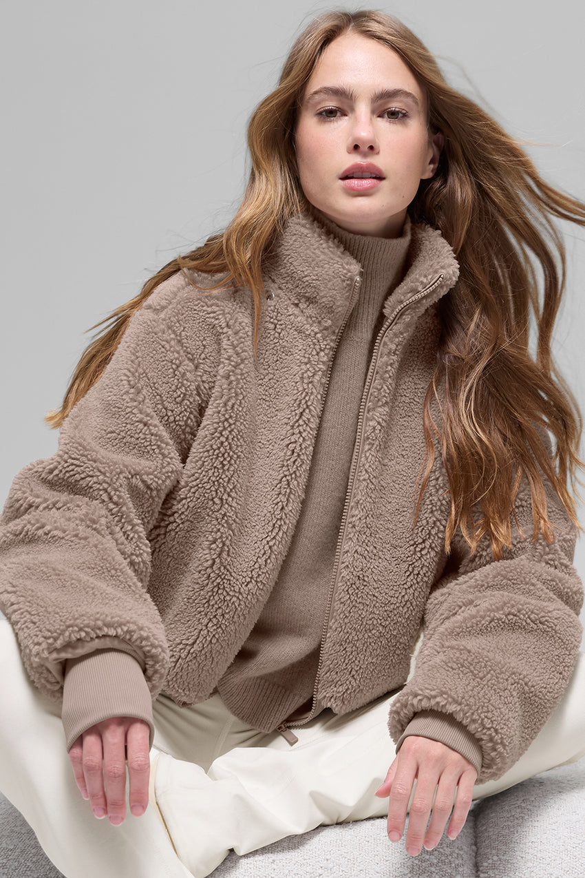 Foxy Sherpa Jacket - Black