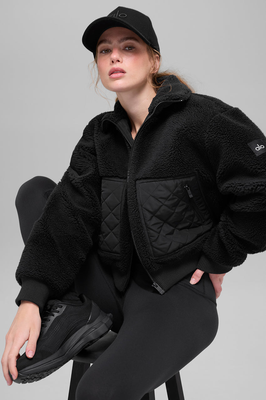 Sherpa Edge Bomber - Ivory