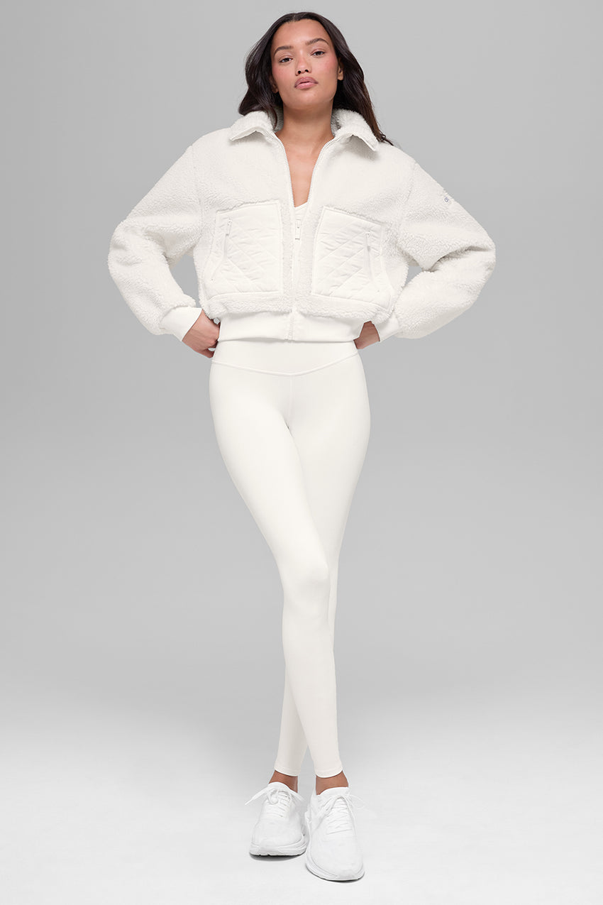 Sherpa Edge Bomber - Ivory
