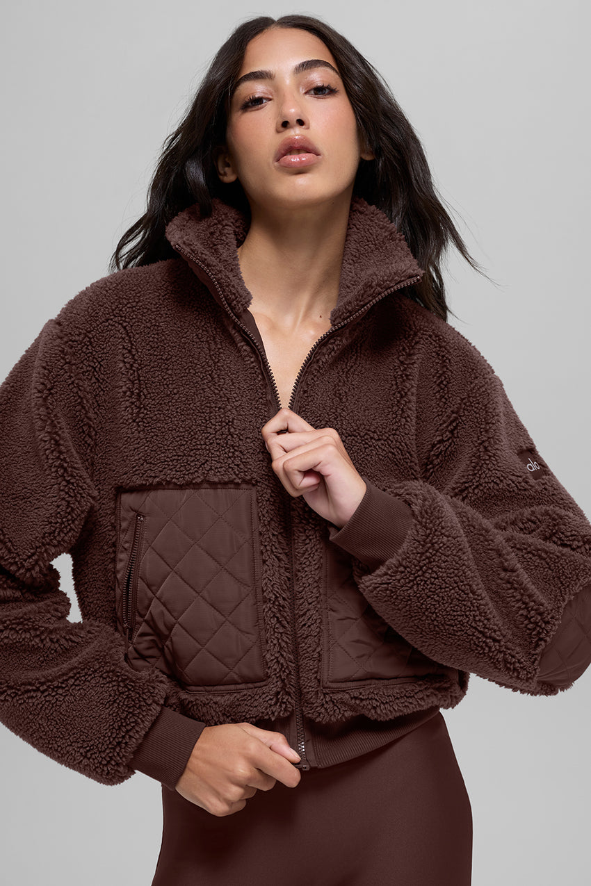 Sherpa Edge Bomber - Ivory