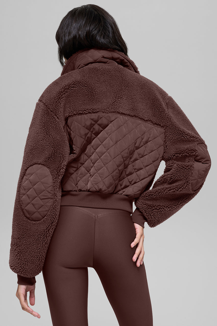 Sherpa Edge Bomber - Ivory