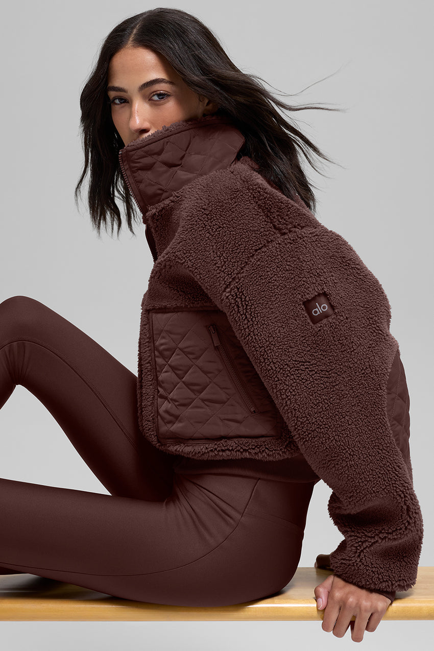Sherpa Edge Bomber - Ivory