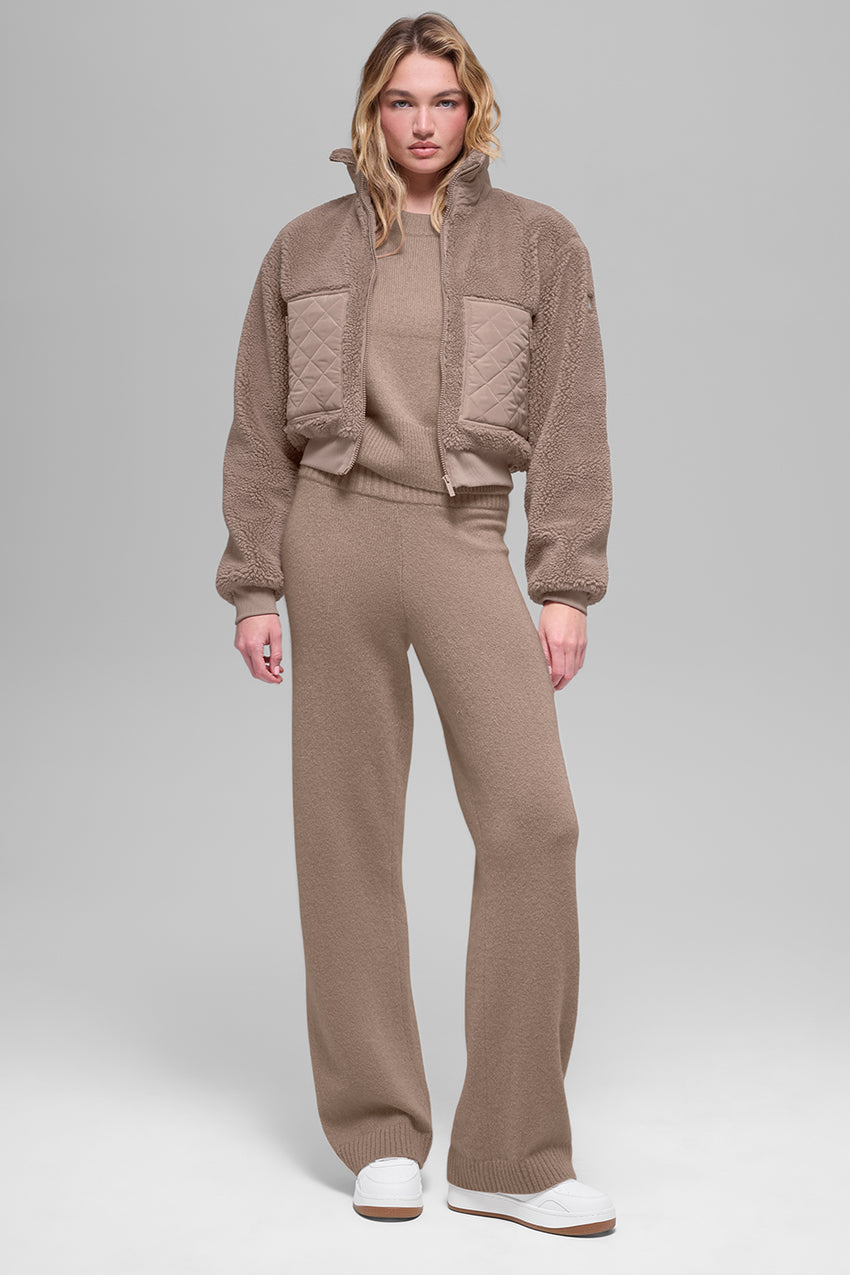 Sherpa Edge Bomber - Ivory
