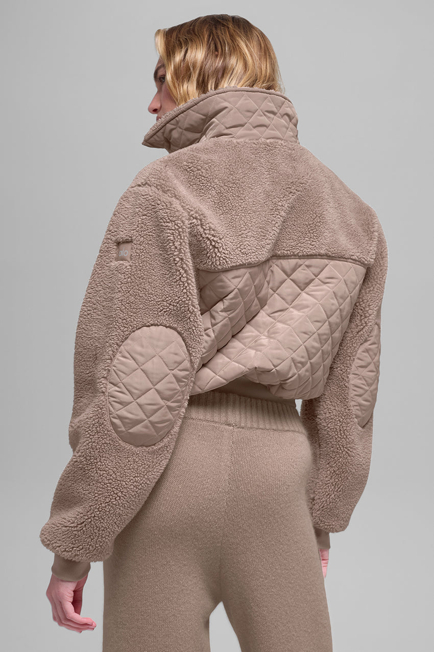 Sherpa Edge Bomber - Ivory