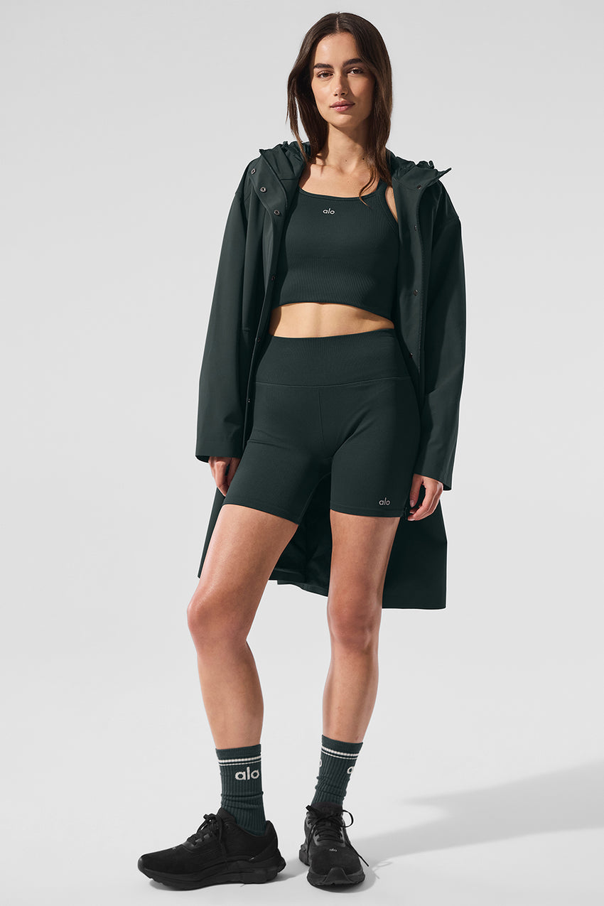 Rain Or Shine Long Coat - Black
