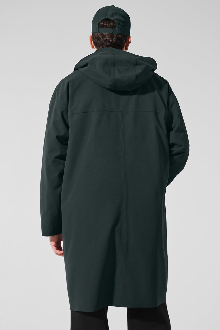 Rain Or Shine Long Coat - Black