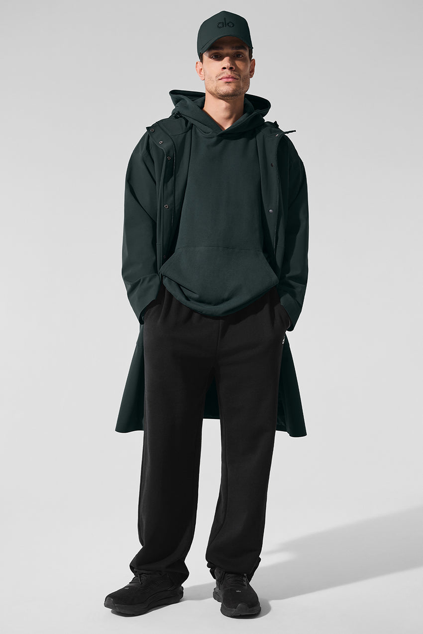 Rain Or Shine Long Coat - Black