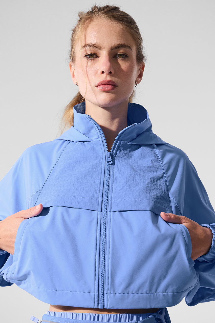 Cropped Playmaker Jacket - Black